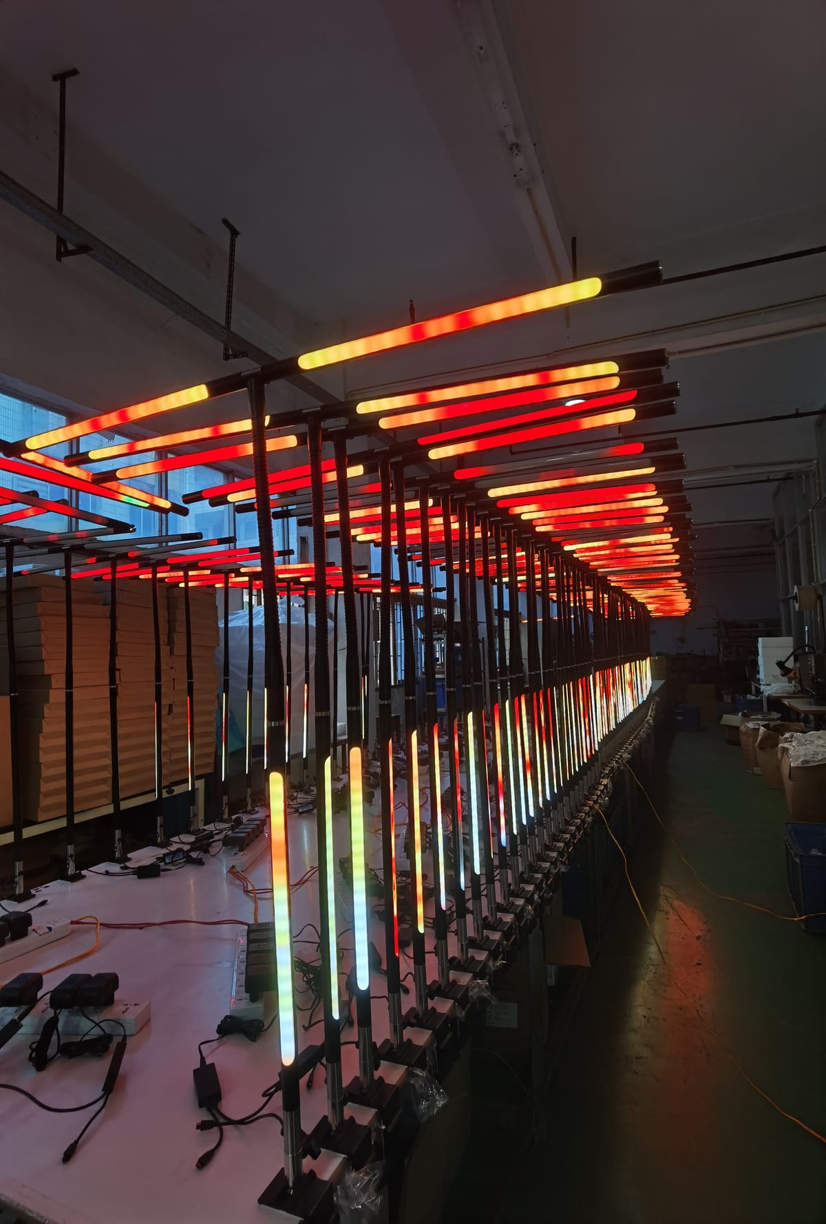 Star Lighting aging test room for LED quality control